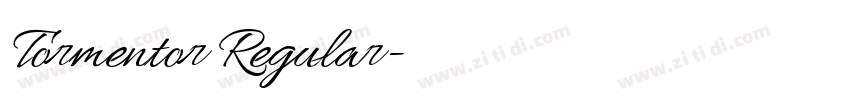 Tormentor Regular字体转换